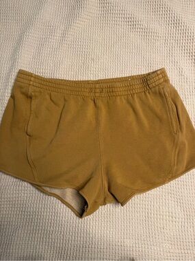 Victoria’s Secret Pink sweat shorts brown XL boyfriend